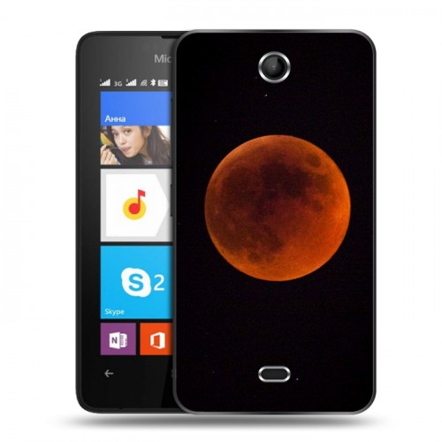 Дизайнерский силиконовый чехол для Microsoft Lumia 430 Dual SIM Луна