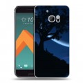 Дизайнерский пластиковый чехол для HTC 10 Луна