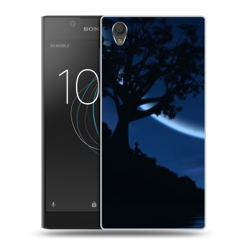 Дизайнерский пластиковый чехол для Sony Xperia L1 Луна