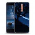 Дизайнерский пластиковый чехол для Nokia 8 Луна