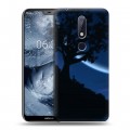 Дизайнерский пластиковый чехол для Nokia 6.1 Plus Луна