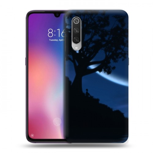 Дизайнерский силиконовый с усиленными углами чехол для Xiaomi Mi9 Луна