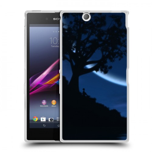 Дизайнерский пластиковый чехол для Sony Xperia Z Ultra  Луна