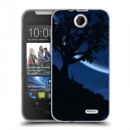 Дизайнерский силиконовый чехол для HTC Desire 310 Луна