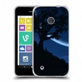 Дизайнерский пластиковый чехол для Nokia Lumia 530 Луна