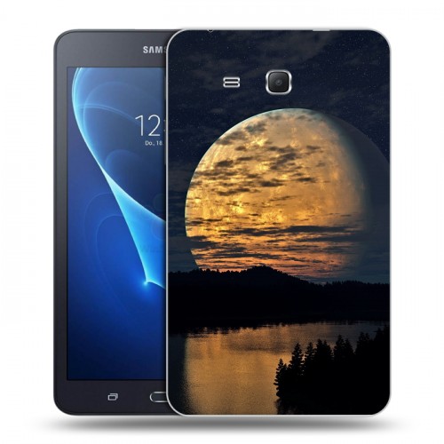 Дизайнерский силиконовый чехол для Samsung Galaxy Tab A 7 (2016) Луна
