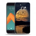 Дизайнерский пластиковый чехол для HTC 10 Луна