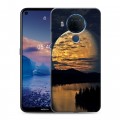 Дизайнерский силиконовый чехол для Nokia 5.4 Луна