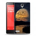 Дизайнерский пластиковый чехол для Xiaomi RedMi Note Луна