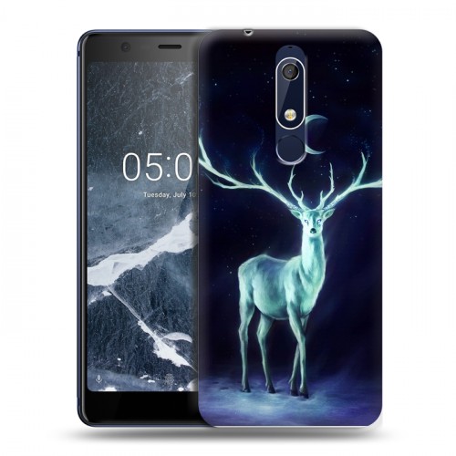 Дизайнерский пластиковый чехол для Nokia 5.1 Луна