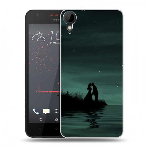 Дизайнерский пластиковый чехол для HTC Desire 825 Луна