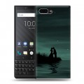 Дизайнерский пластиковый чехол для BlackBerry KEY2 Луна