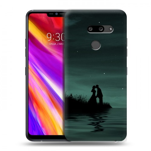 Дизайнерский пластиковый чехол для LG G8 ThinQ Луна