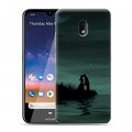 Дизайнерский пластиковый чехол для Nokia 2.2 Луна