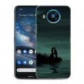 Дизайнерский силиконовый чехол для Nokia 8.3 Луна