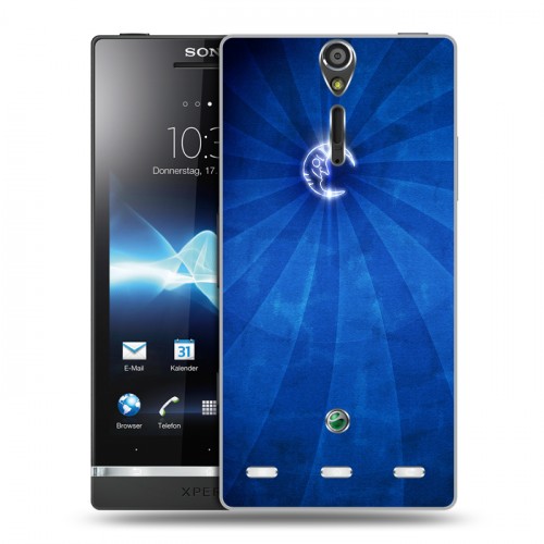 Дизайнерский пластиковый чехол для Sony Xperia S Луна