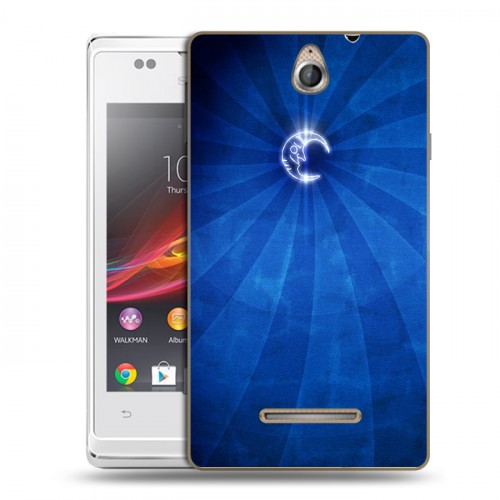 Дизайнерский пластиковый чехол для Sony Xperia E Луна