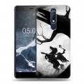 Дизайнерский пластиковый чехол для Nokia 5.1 Луна