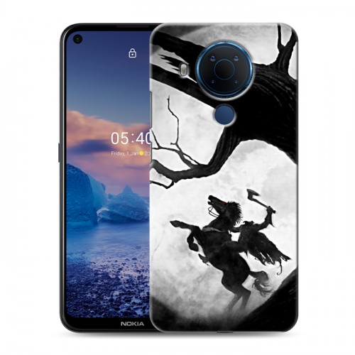 Дизайнерский силиконовый чехол для Nokia 5.4 Луна