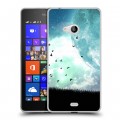 Дизайнерский пластиковый чехол для Microsoft Lumia 540 Луна