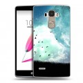 Дизайнерский пластиковый чехол для LG G4 Stylus Луна