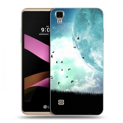 Дизайнерский пластиковый чехол для LG X Style Луна