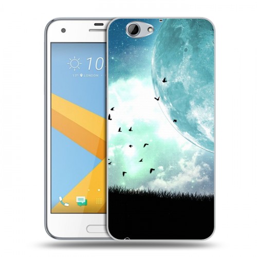 Дизайнерский силиконовый чехол для HTC One A9S Луна