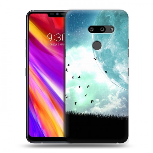 Дизайнерский пластиковый чехол для LG G8 ThinQ Луна