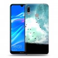 Дизайнерский пластиковый чехол для Huawei Y6 (2019) Луна