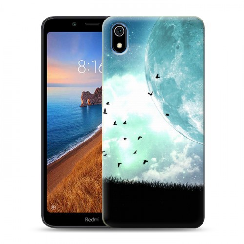 Дизайнерский силиконовый чехол для Xiaomi RedMi 7A Луна