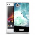 Дизайнерский пластиковый чехол для Sony Xperia L Луна