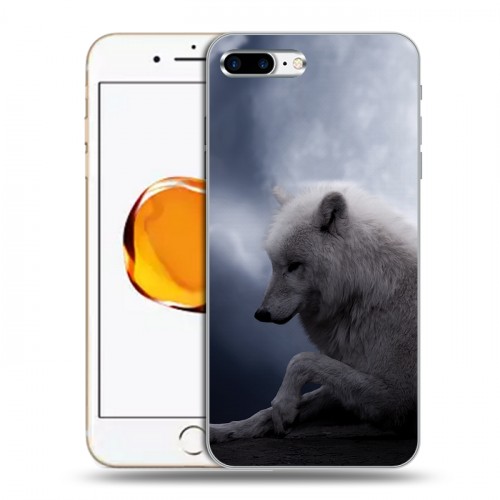 Дизайнерский силиконовый чехол для Iphone 7 Plus / 8 Plus Луна