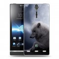 Дизайнерский пластиковый чехол для Sony Xperia S Луна