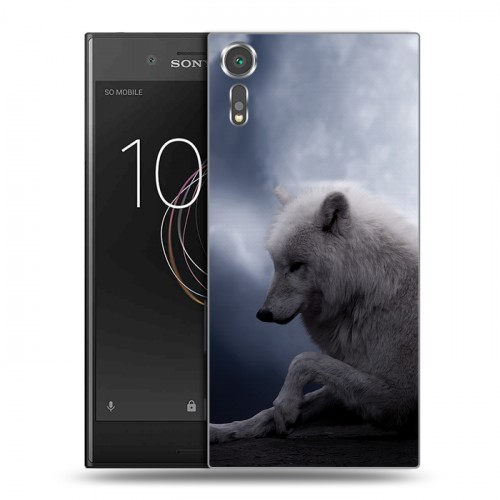 Дизайнерский пластиковый чехол для Sony Xperia XZs Луна