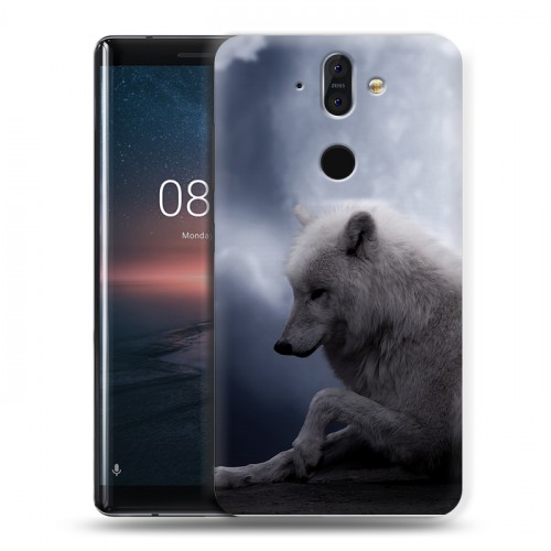 Дизайнерский пластиковый чехол для Nokia 8 Sirocco Луна