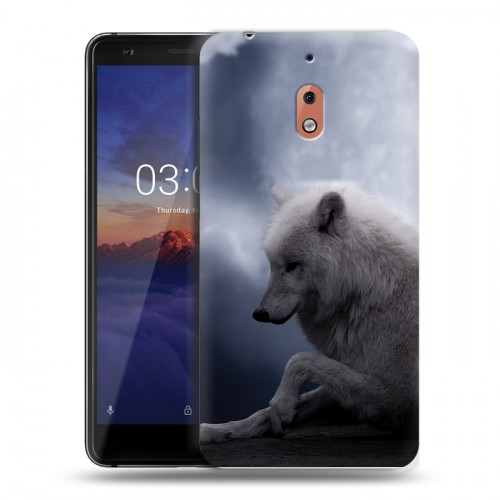 Дизайнерский силиконовый чехол для Nokia 2.1 Луна