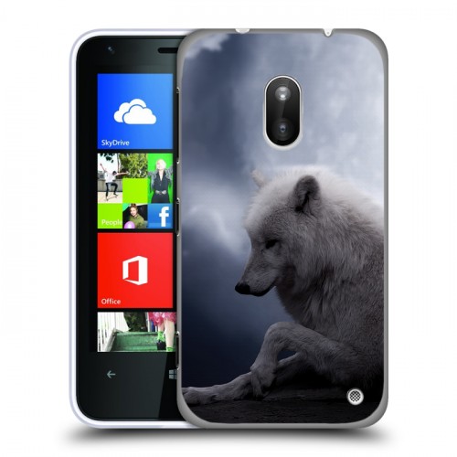 Дизайнерский пластиковый чехол для Nokia Lumia 620 Луна