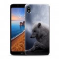 Дизайнерский силиконовый чехол для Xiaomi RedMi 7A Луна