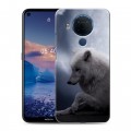 Дизайнерский силиконовый чехол для Nokia 5.4 Луна