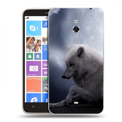 Дизайнерский пластиковый чехол для Nokia Lumia 1320 Луна