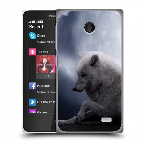 Дизайнерский пластиковый чехол для Nokia X Луна