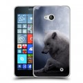 Дизайнерский пластиковый чехол для Microsoft Lumia 640 Луна