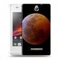 Дизайнерский пластиковый чехол для Sony Xperia E Марс