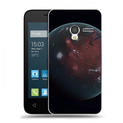 Дизайнерский пластиковый чехол для Alcatel One Touch Pixi 3 (4.5) Марс