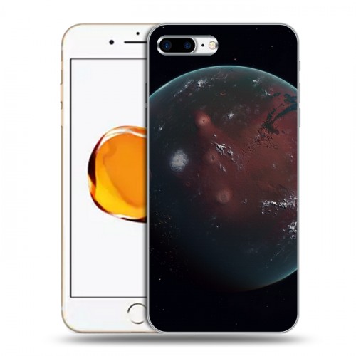 Дизайнерский силиконовый чехол для Iphone 7 Plus / 8 Plus Марс