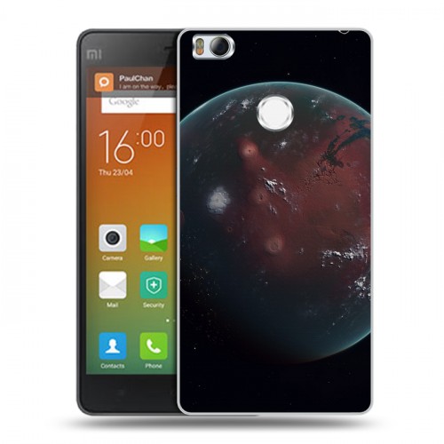 Дизайнерский силиконовый чехол для Xiaomi Mi4S Марс