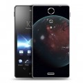 Дизайнерский пластиковый чехол для Sony Xperia TX Марс