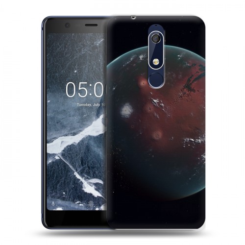 Дизайнерский пластиковый чехол для Nokia 5.1 Марс