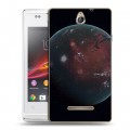 Дизайнерский пластиковый чехол для Sony Xperia E Марс