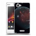 Дизайнерский пластиковый чехол для Sony Xperia L Марс